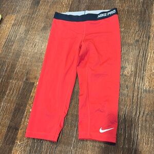 Nike pro crop leggings xs vguc